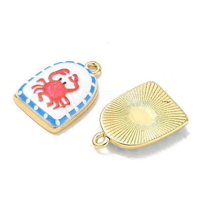 Printed Brass Pendants KK-CBAF9BC-07G-02-1