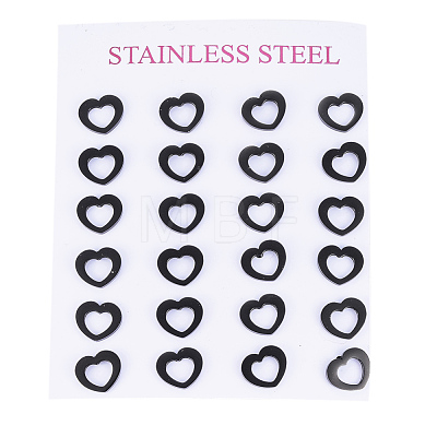 304 Stainless Steel Stud Earrings EJEW-H350-33B-1