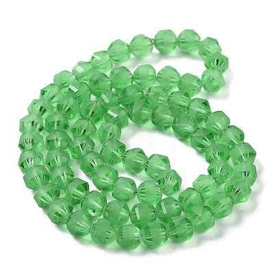 Electroplate Transparent Glass Beads Strands EGLA-I018-FA05-1