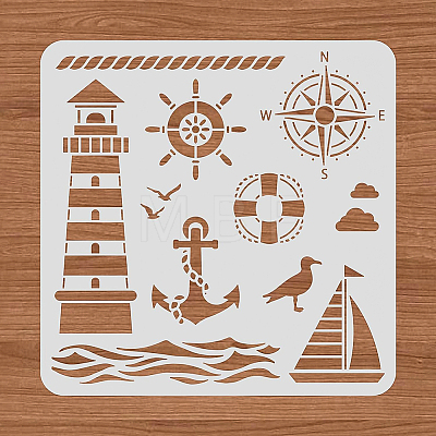 Plastic Reusable Drawing Painting Stencils Templates DIY-WH0172-490-1