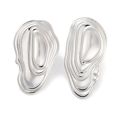 304 Stainless Steel Studs Earrings for Women EJEW-K283-07P-1