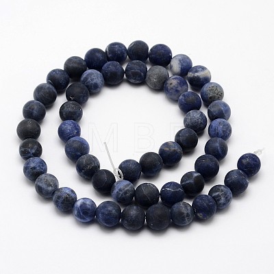 Natural Sodalite Beads Strands G-D682-4mm-1