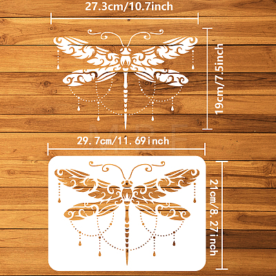 Plastic Drawing Painting Stencils Templates DIY-WH0396-0062-1