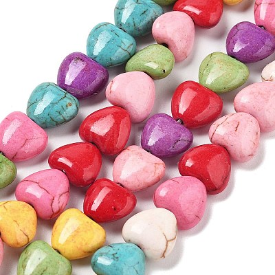 Synthetic Turquoise Beads Strands G-B140-F01-1