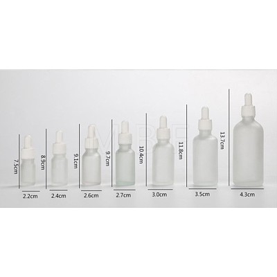 30ml Glass Teardrop Bottles MRMJ-WH0059-40A-1