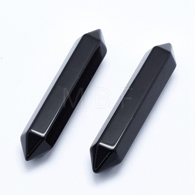 Natural Obsidian No Hole Beads G-G760-J05-1