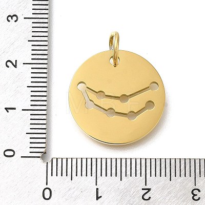 Ion Plating(IP) 304 Stainless Steel Pendants STAS-M074-02H-G-1