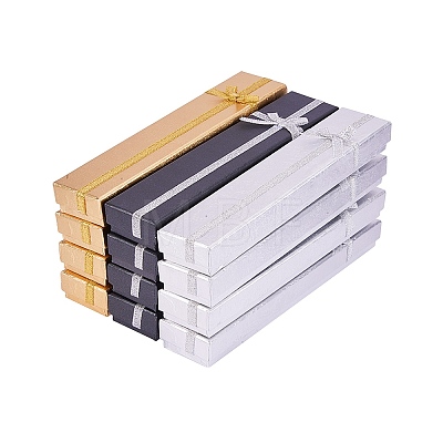 BENECREAT Rectangle Cardboard Bracelet Boxes CBOX-BC0001-04-1