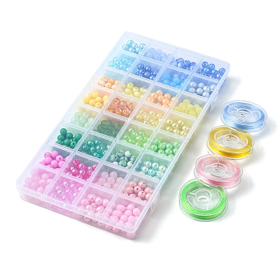 DIY Candy Color Bracelet Making Kit DIY-YW0006-39-1