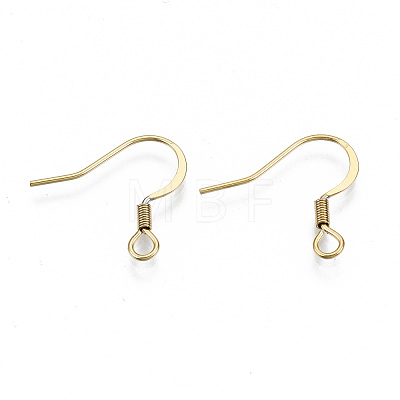 304 Stainless Steel French Earring Hooks X-STAS-S111-006G-NR-1
