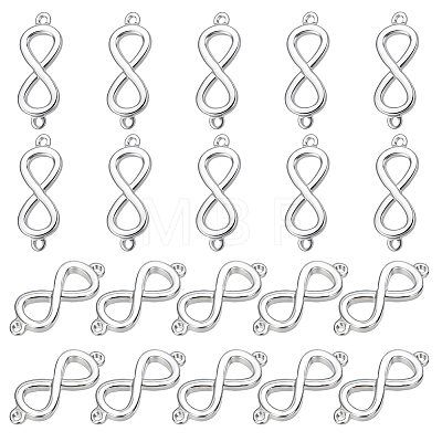 20Pcs Brass Links Connectors KK-PH0015-47S-1