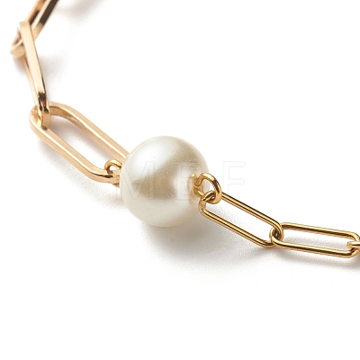 Glass Pearl Beaded Necklaces X1-NJEW-TA00004-1
