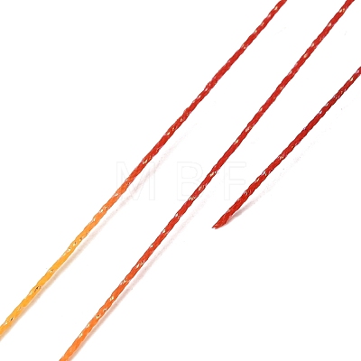 30M Gradient Color Round PET Waxed Thread OCOR-F018-02H-1