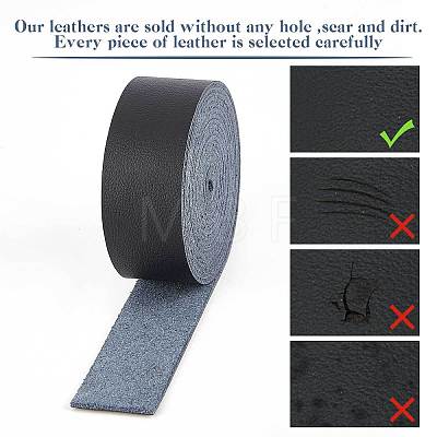 Flat Microfiber Imitation Leather Cord LC-WH0006-07B-01-1