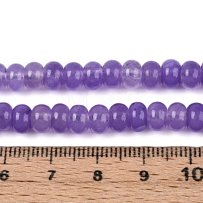 Dyed Natural White Jade Beads Strands G-T139-59A-08-1