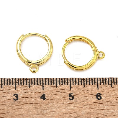 Brass Hoop Earring Findings KK-G557-11G-1