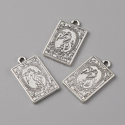 Tibetan Style Alloy Pendants PALLOY-WH0111-138C-1