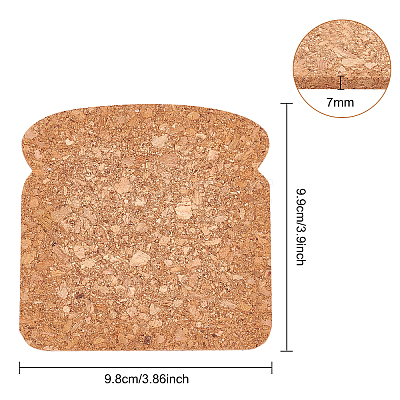 BENECREAT Cork Sheets Plain WOOD-BC0001-03-1