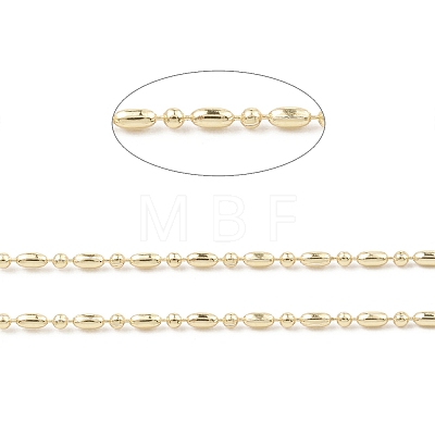 Brass Column & Round Ball Chains CHC-M025-58G-1