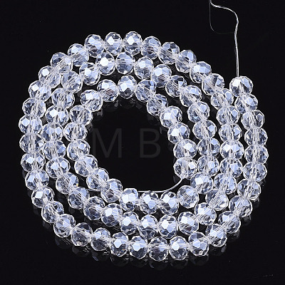Electroplate Glass Beads Strands EGLA-A034-T10mm-A08-1