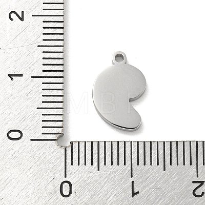 304 Stainless Steel Pendants STAS-M069-02G-P-1