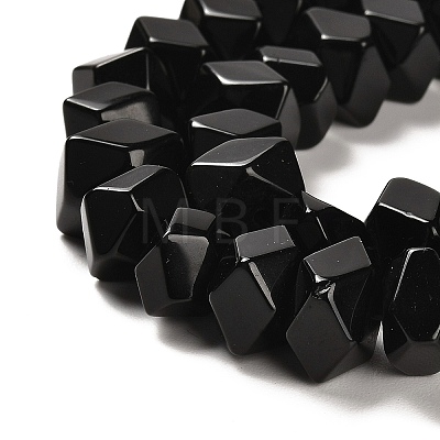 Natural Obsidian Beads Strands G-N327-05-11-1