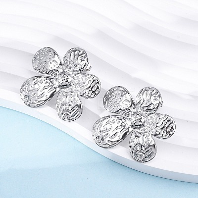 304 Stainless Steel Stud Earrings for Women EJEW-K306-13P-1