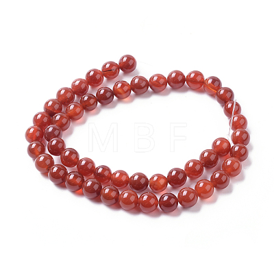 Natural Agate Beads Strands G-I261-B01-8mm-1