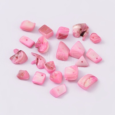 Natural Freshwater Shell Chips Beads BSHE-S007-12-1