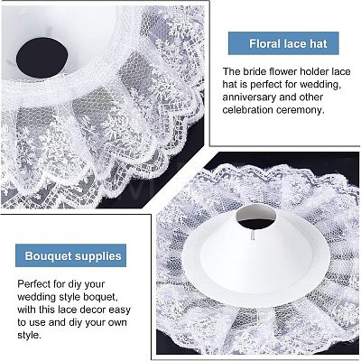  Lace Bouquet Collar AJEW-NB0003-12A-1