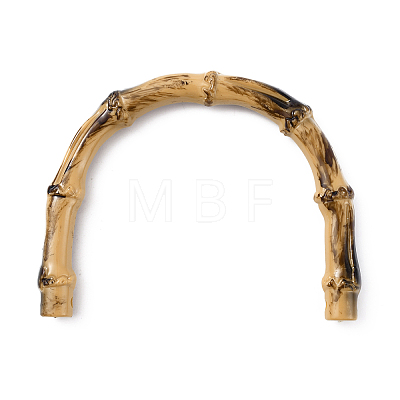 Plastic Imitation Bamboo U-Shaped Bag Handles FIND-WH0010-28B-1