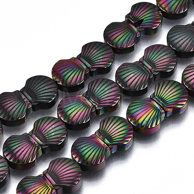 Electroplate Non-magnetic Synthetic Hematite Beads Strands G-T114-81-1