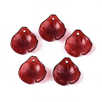 Transparent Glass Pendants GLAA-T030-05-04-1