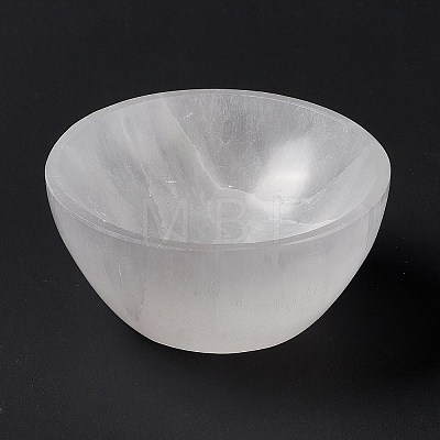 Natural Selenite Charging Bowl for Cleansing AJEW-E051-01A-1