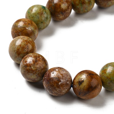 Natural Yellow Chrysocolla Beads Strands G-H298-A07-05-1