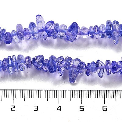 Transparent Crackle Glass Beads Strands GLAA-U004-01N-1