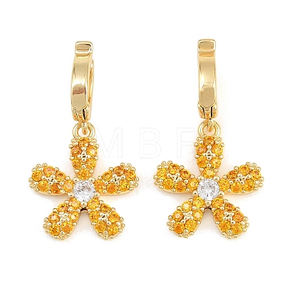 Brass Micro Pave Cubic Zirconia Pendants CU-CBAA6E8-14G-02-1