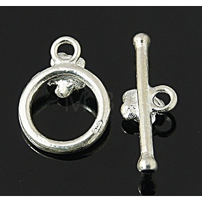 925 Sterling Silver Toggle Clasps STER-A008-55-1