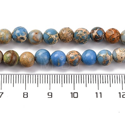 Dyed Natural Regalite/Imperial Jasper/Sea Sediment Jasper Beads Strands G-B124-C02-15-1