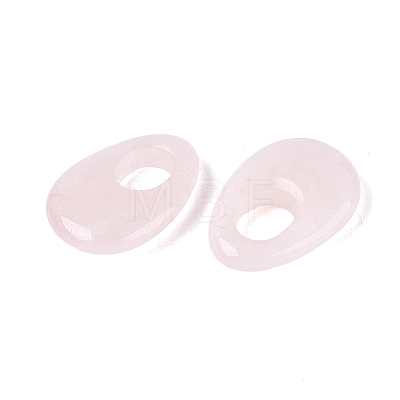 Natural Rose Quartz Pendants G-N361-06A-1