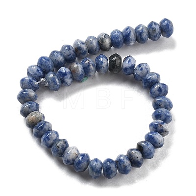 Natural Blue Spot Jasper Beads Strands G-P559-A15-01-1