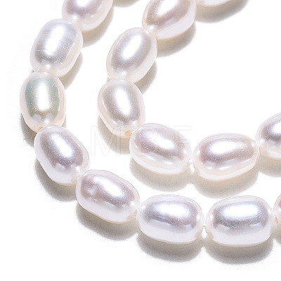 Natural Cultured Freshwater Pearl Beads Strands PEAR-N012-04H-1
