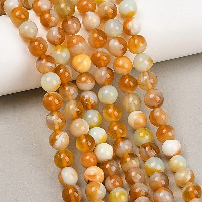 Handmade Lampwork Beads Strand LAMP-B056-10mm-03-1