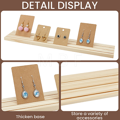 3-Slot Wood Slotted Display Stands ODIS-SP0002-25-1