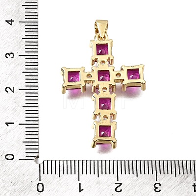 Brass Pave Cubic Zirconia Pendants CU-CBAE7DF-11G-C06-1