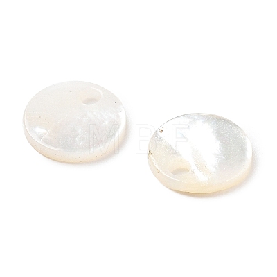 Natural White/Black Shell Carved Pendants SSHEL-D084-01A-1