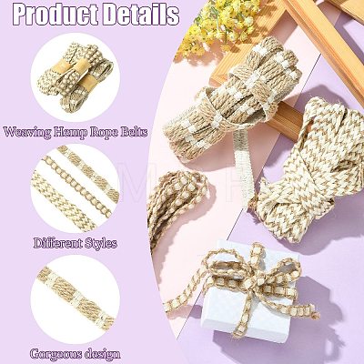 3Pcs Weaving Hemp Rope Belts ST-CJ0042-003-1
