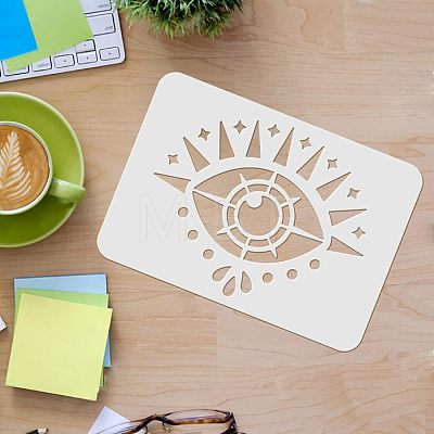 Large Plastic Reusable Drawing Painting Stencils Templates DIY-WH0202-065-1