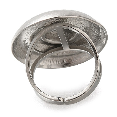 304 Stainless Steel Ring for Women RJEW-I106-03P-1