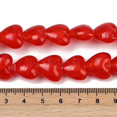 Handmade Lampwork Glass Beads Strands LAMP-Q005-06D-02-1